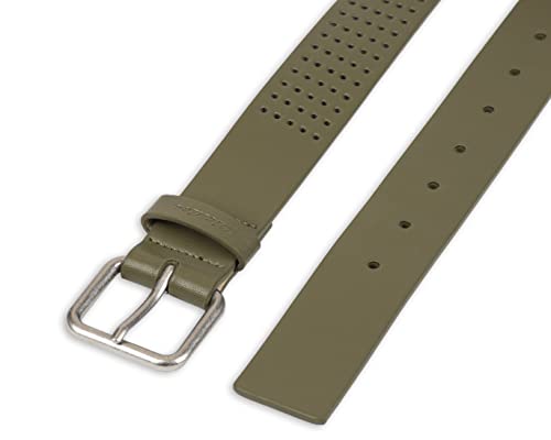 Dickies Women's Multi-Perforated Casual Belt with Square Harness Buckle4