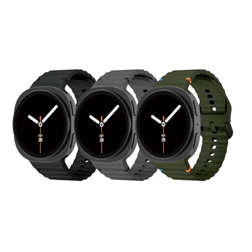 Bracelet de sport pour Samsung Galaxy Watch 8 Classic 46 mm homme femme silicone