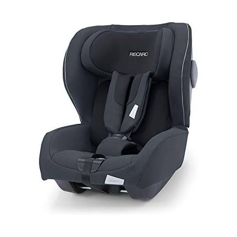 RECARO Kio Car Seat, Black | Group 0+/1 (0-18kg or 3 months-4yr), i-Size, Lightweight Cover