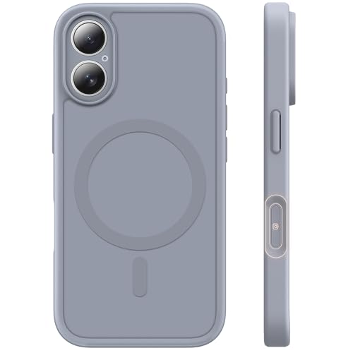 TAURI for iPhone 16 Case, Compatible with MagSafe, Grey - image 1