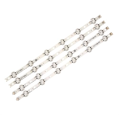 TUCANSBP 4 Unidades/1 Juego de Tiras de retroiluminación LED compatibles for LG 49' TV V17 ART3 2862 REV0.2 6916L-2862A 6916L-2863A 49UJ6565 49UJ651V 49UJ670V 49UJ701V