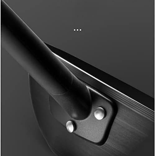 Wok de hierro fundido sin recubrimiento hecho a mano 320x105 mm miniatura 4