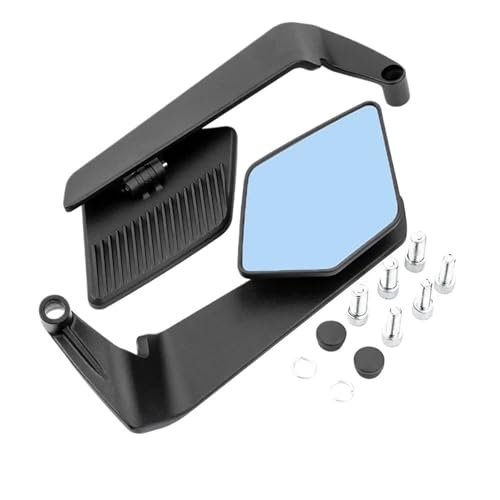 Espejos retrovisores moto winglet para CFMOTO NK 450 650 800 y 250 aleron lateral negro