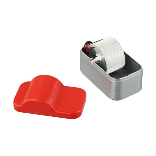 Herramienta de cubo de borde de aceite para manualidades de cuero, caja de acabado de borde de metal con dientes de rueda de grano fino de 1 mm, cuerpo de hierro fundido para mayor durabilidad, para