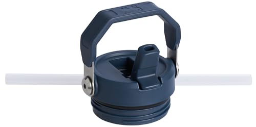 Image of Stanley IceFlow Flip Straw 2.0 Water Bottle 16 OZ | Built-In Straw with Larger Opening | Lightweight & Leak-Resistant | Insulated Stainless Steel | BPA-Free | Navy