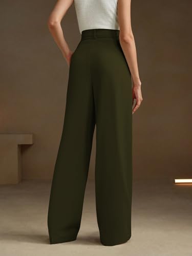 Image of KERI PERRY Trousers for Woman Pants Women's Formal Office Korean | Black Beige Track Pant | Straight | Cotton Spandex Stretchable Trouser | High-Waisted Bottom Wear