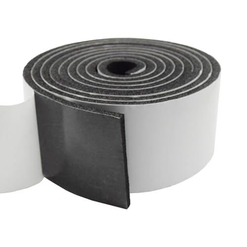Image of DOBTIM Pipe Insulation Foam Wrap Tape, Self Adhesive with High Resilience for Pipe Insulation Wrap 13 Ft Long x 4 Inch Wide x 3 /8 Inch Thick