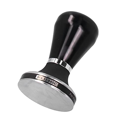 Espresso Tamper, 58.5 Mm / 2.3in Coffee Tamper Con Base Plana De Acero Inoxidable Para Los Amantes Del Café Barista…