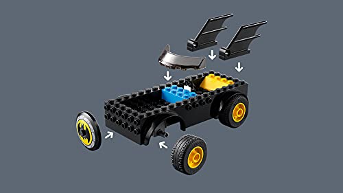 Image of LEGO 76180 Super Heroes Batman vs The Joker: Batmobile Race & Hot Rod, Car Toy, Superhero, for Kids 4+