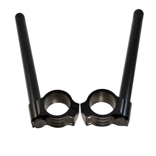 Barra manillar de aluminio CNC universal premium para motos con horquilla de 46mm 3