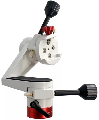 Altazimuth Telescope Mount, Alt-az Reflector Telescope Equatorial Mount, 3/8” Thread for Tripod Telescopes for Adults Astronomy, Coarse & Fine Adjustment, 22LBS Capacity