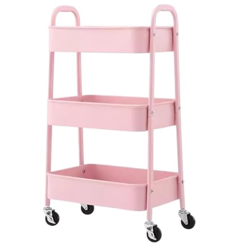 HUIBBGO Carro de salón de Belleza Carro de salón de Belleza Carritos de Mano móviles Almacenamiento Cocina Carros móviles Carro de salón de Belleza Carro de peluquería de 3 Niveles Carro r