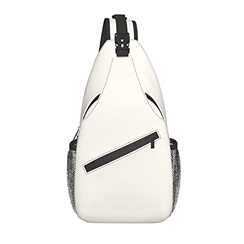 Belly White Crossbody Chest Bag, Bandolera, Mochila de senderismo al aire libre de fin de semana, adecuada para hombres y mujeres Belly White Crossbody Chest Bag, Bandolera, Mochila de senderismo al aire libre de fin de semana, adecuada para hombres y mujeres