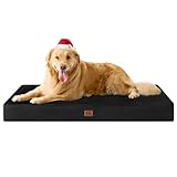 Picture of EHEYCIGA Waterproof Dog Bed Orthopedic 41"x27"，Memory Foam Pet Bed for XLarged Dogs ，Washable Pet Mat with Removable Cover, Black