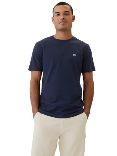 Image of Gap Men's Everyday Soft Micro Logo Crewneck T-Shirt