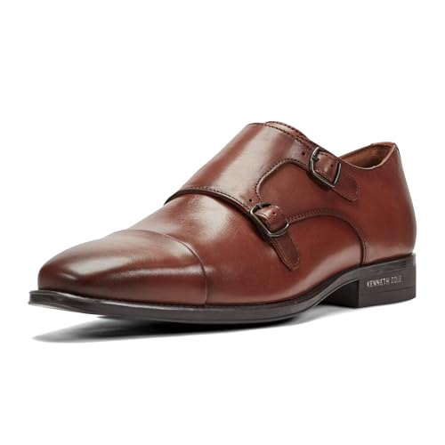 Kenneth Cole New York Men's Charles, Medium Brown Leather, 10 Medium
