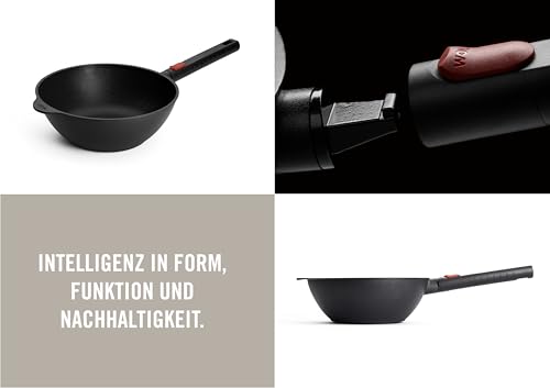 Wok de Aluminio 24 cm con Mango Removible miniatura 2