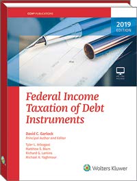 Paperback Federal Income Taxation of Debt Instruments - 2020 Edition Book