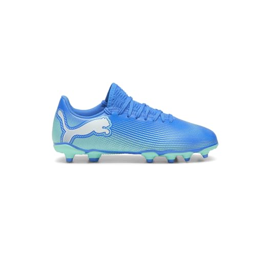 PUMA Kids Boys Future 7 Match NJR Firm GroundArtificial Ground Soccer Cleats Firm Ground, Turf - Pink