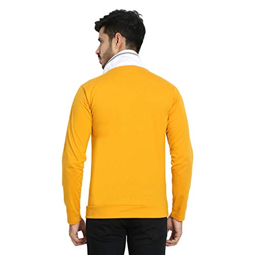 Image of Black Collection Men's Plain Slim Fit Full Sleeve T-Shirt