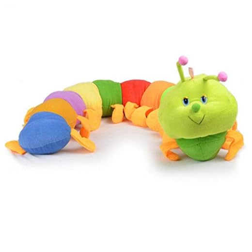 Amesii - Colcha de Almohada para niños con diseño de Gusano de Invierno, Suave y cómoda, Multicolor