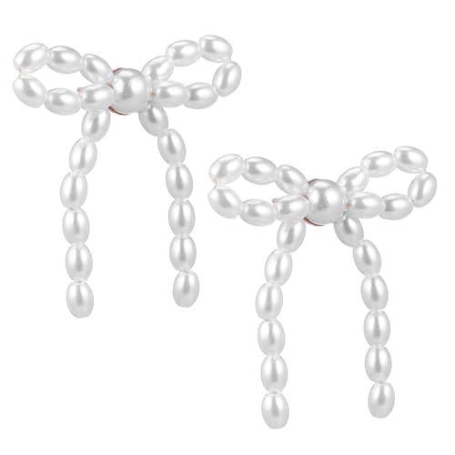 DEARMAMY 1 Paire boucles d'oreilles à nœud pendant boucles d'oreilles pour femmes bijoux fille arc bow earrings boucles d'oreilles or boucles d'oreilles nœud bijoux nœud pour femme