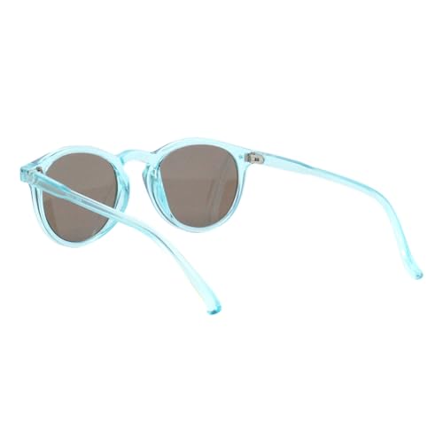 PASTL Kid's Sunglasses Girl's Fashion Round Keyhole Frame UV400 Mirror Lens3