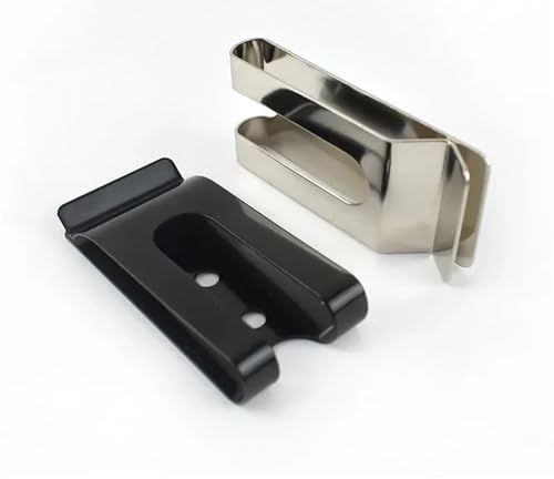 50 hebillas de metal de doble agujero con tornillos de 8mm para cinturones 6