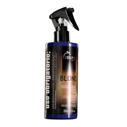 Truss Reconstrutor Capilar Blond Uso Obrigatório | Neutraliza Amarelado e Fortalece Cabelos Loiros | 260ml