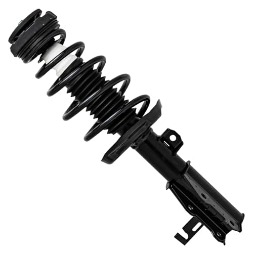 Image of Detroit Axle - FWD 4pc Struts Shock Absorbers Kit for 11-16 Buick Regal, 2 Front Struts w /Coil Spring 2 Rear Shocks Absorbers 2011 2012 2013 2014 2015 2016 Replacement Suspension