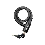 Spiral-Vorhängeschloss 12 X 800 Mm Schwarz