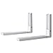 Hardware Staffa per microonde a Parete, portapiatti da Cucina, Staffa di Sospensione telescopica Pieghevole ZDDAB