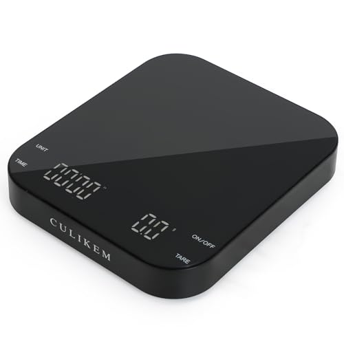 Comparison: Best Cheap Coffee Scale 8 Coffee Scale with Timer, Kitchen, Digital, Rechargeable, Glass Mirror Design, for Pour-Over Barista, 0.3-3000g/0.1g