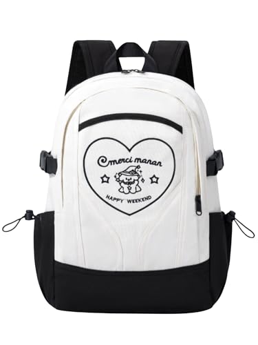 Image of Tinytot 30 Litre Japanese Korean Style School Bag Water-Resistant Laptop & Travel Backpack - Unisex Large 18 Inches Multipurpose Student Backpack for Boys & Girls, Men & Women