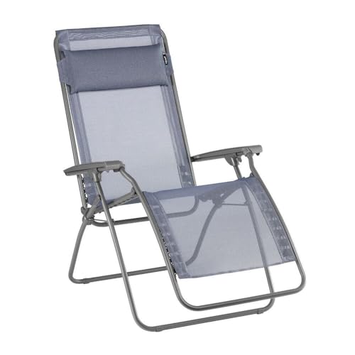 Lafuma MOBILIER - Fauteuil Relax Zéro Gravité R Clip - Chaise Longue Pliante Terrasse et Jardin - Toile Batyline Résistante - Transat Multiposition, Tout Confort,...