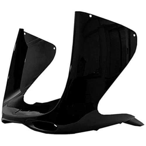 One by Camamoto Artikelnummer 77366733 Kunststoffverkleidung unter Schild Vorderkappe schwarz glänzend kompatibel mit MBK Nitro/Yamaha Aerox 50cc-100cc Baujahr 1997 bis 2012
