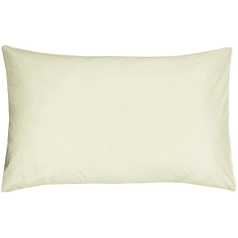 Sleepdown Ivory Polycotton Pillowcase Pair Cover