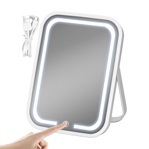 Espejo de maquillaje LED con 3 tonos para evitar errores de luz al maquillarte 2