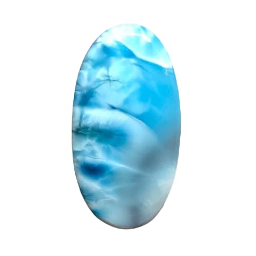 Larimar cabochon en vrac pour fabrication de bijoux, bague et pendentif diy