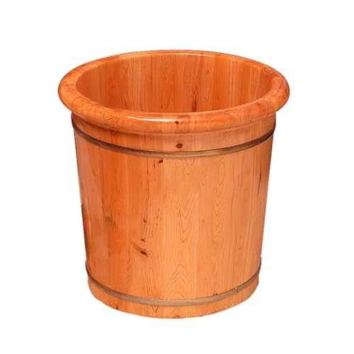 Tina de baño para pies de cedro hecha a mano para sauna