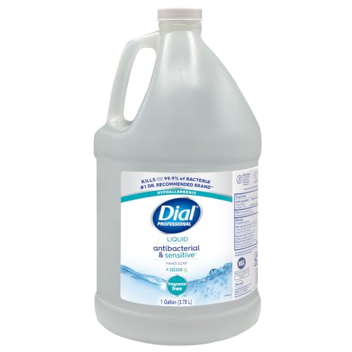 Dial Professional Sensitive Skin Antibacterial Liquid Hand Soap, 1 Gallon Refill, 128 Fl Oz - image 1
