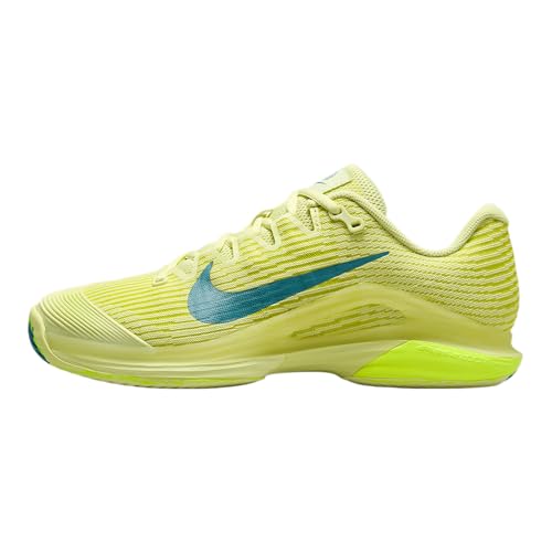 Nike Vapor 12 Premium Women's Hard Court Tennis Shoes (HF7834-300, Luminous Green/High Voltage/White/Mineral Teal)
