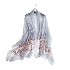 Leaf Embroidery Grey