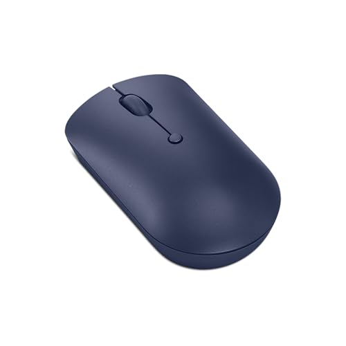 Image of Lenovo 540 USB-C Compact Wireless Mouse (2400 DPI Sensor, 2.4GHz Wireless Nano USB, 4-Button (left click, right click, scroll click, DPI)|Ambidextrous Design | 3 Year Warranty |Abyss Blue), GY51D20871