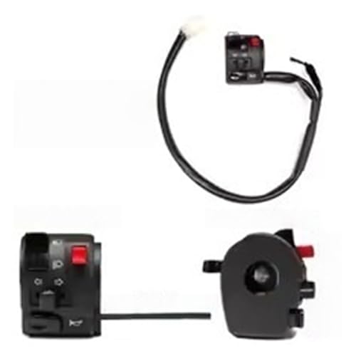 Interruptor de motocicleta impermeable para control de luces de manillar izquierdo