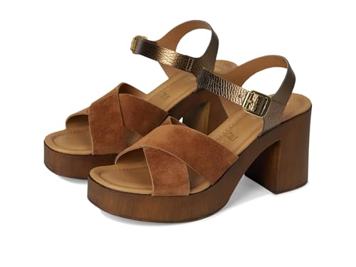Seychelles womens Paloma Tan Suede Bronze