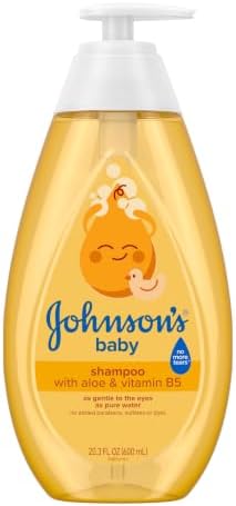 Johnson's Baby Shampoo with Aloe & Vitamin B5, Tear-Free, 20.3 fl. oz