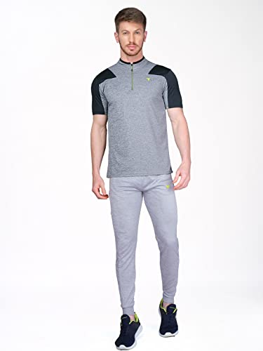 Image of TECHNOSPORT Men's Slim Fit Active T-Shirt - (MTP512 P) Pack of 1