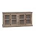 Sauder 414721 Barrister Lane Storage Credenza, For TV's up to 80", Salt Oak finish
