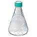 Cole-Parmer Essentials Sterile Erlenmeyer Flasks, Polycarbonate, Seal Cap, 1000mL (32 oz); 6/Cs